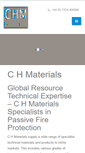 Mobile Screenshot of chmaterials.com